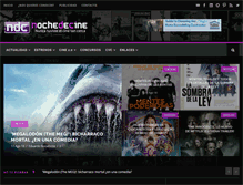 Tablet Screenshot of nochedecine.com